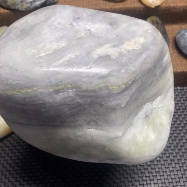 和田玉未镶嵌挂件福*