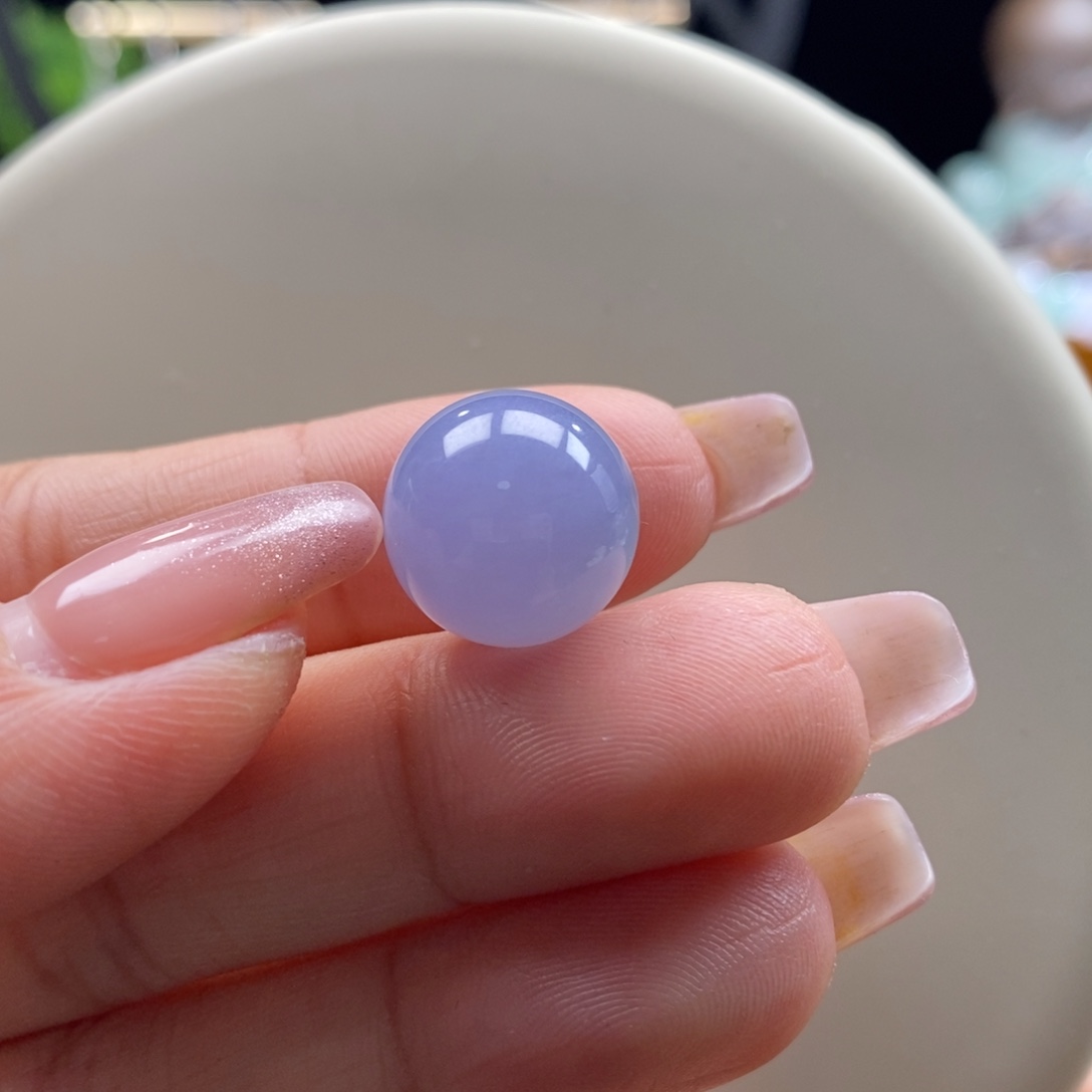 翡翠未镶嵌吊坠(不含链)翡翠满蓝紫珠卡14.2