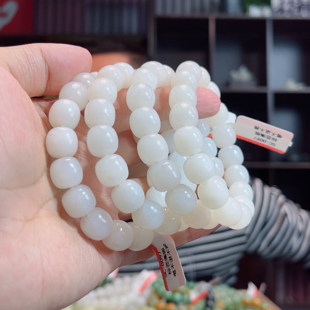 和田玉手链未镶嵌手串新疆黑山山流水多样性拍一发一12