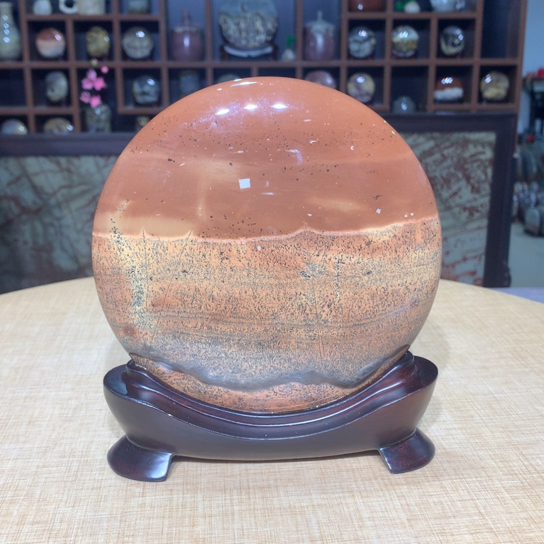 紫砂广西国画石，收藏观赏