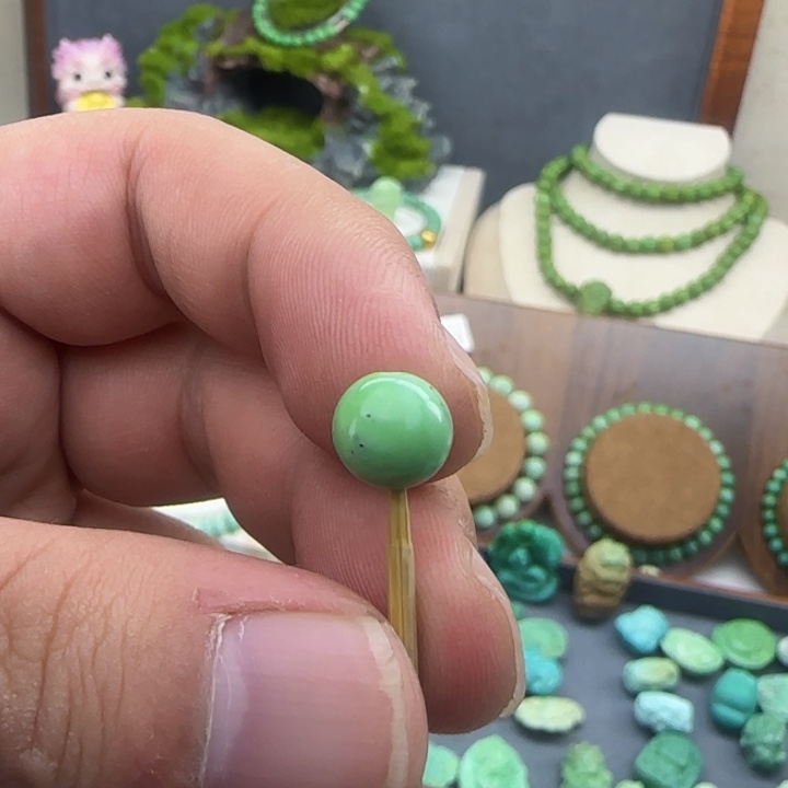 绿松石绿松石菜籽黄F未镶嵌