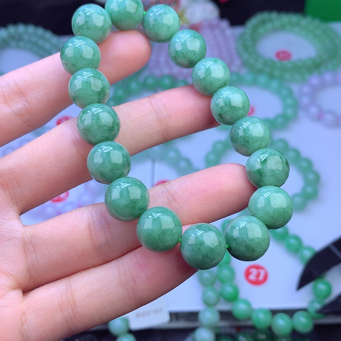 翡翠未镶嵌毛衣链