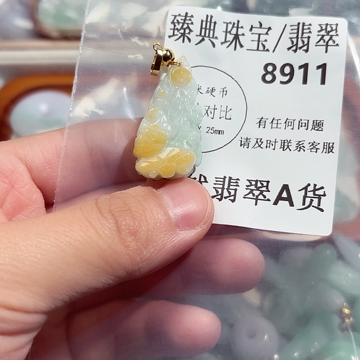 翡翠颈饰未镶嵌8911。