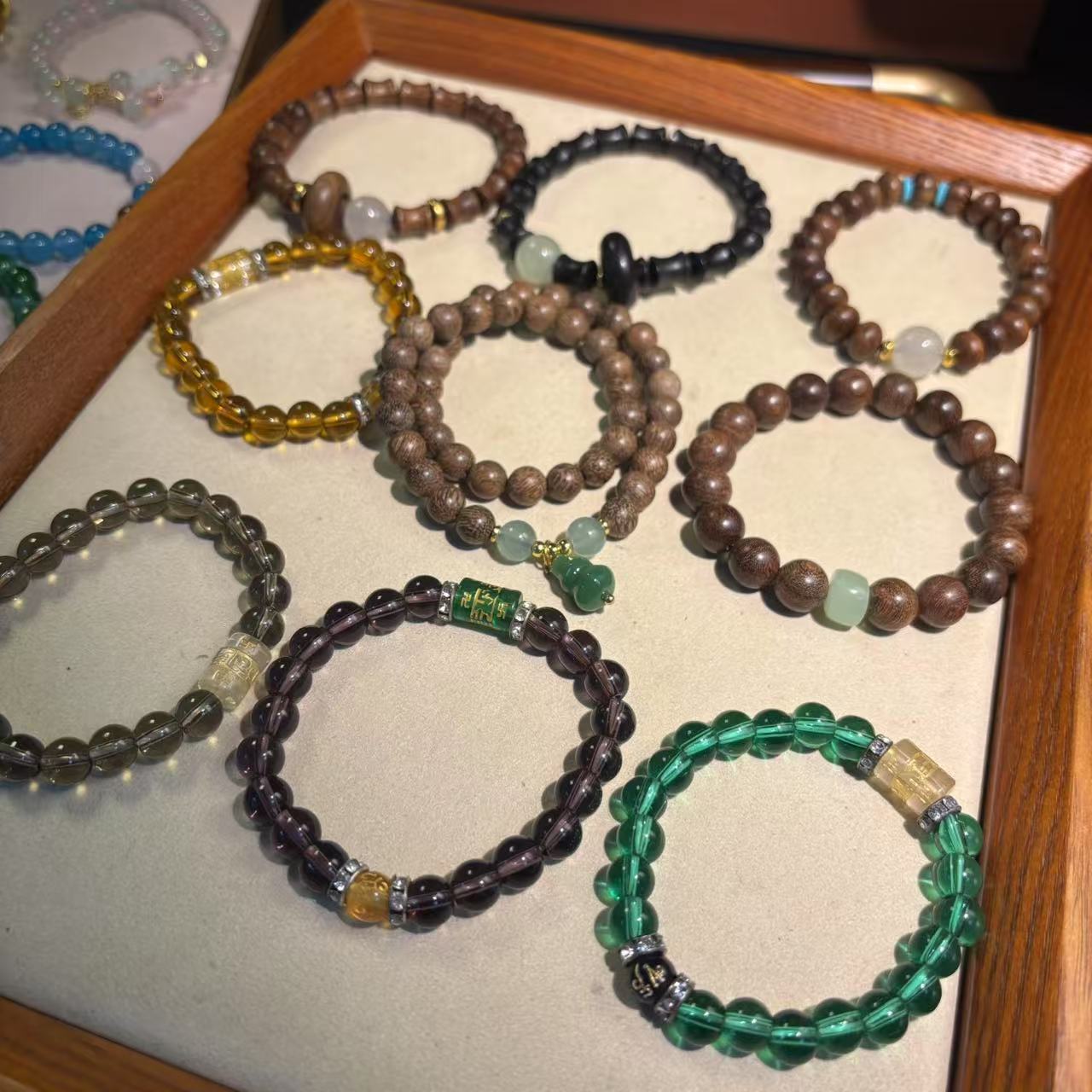 【拍一拆八】No退No换天然水晶玉石DIY手串多样性