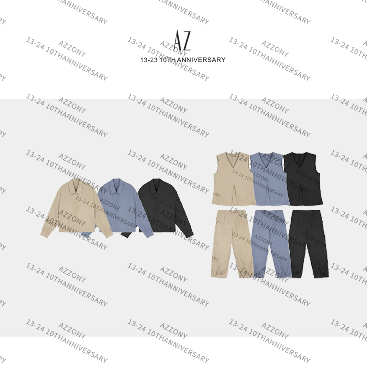 AZ-XJ 春夏亚麻三件套 套装 2025春款NEW QBSL24511-24513Q