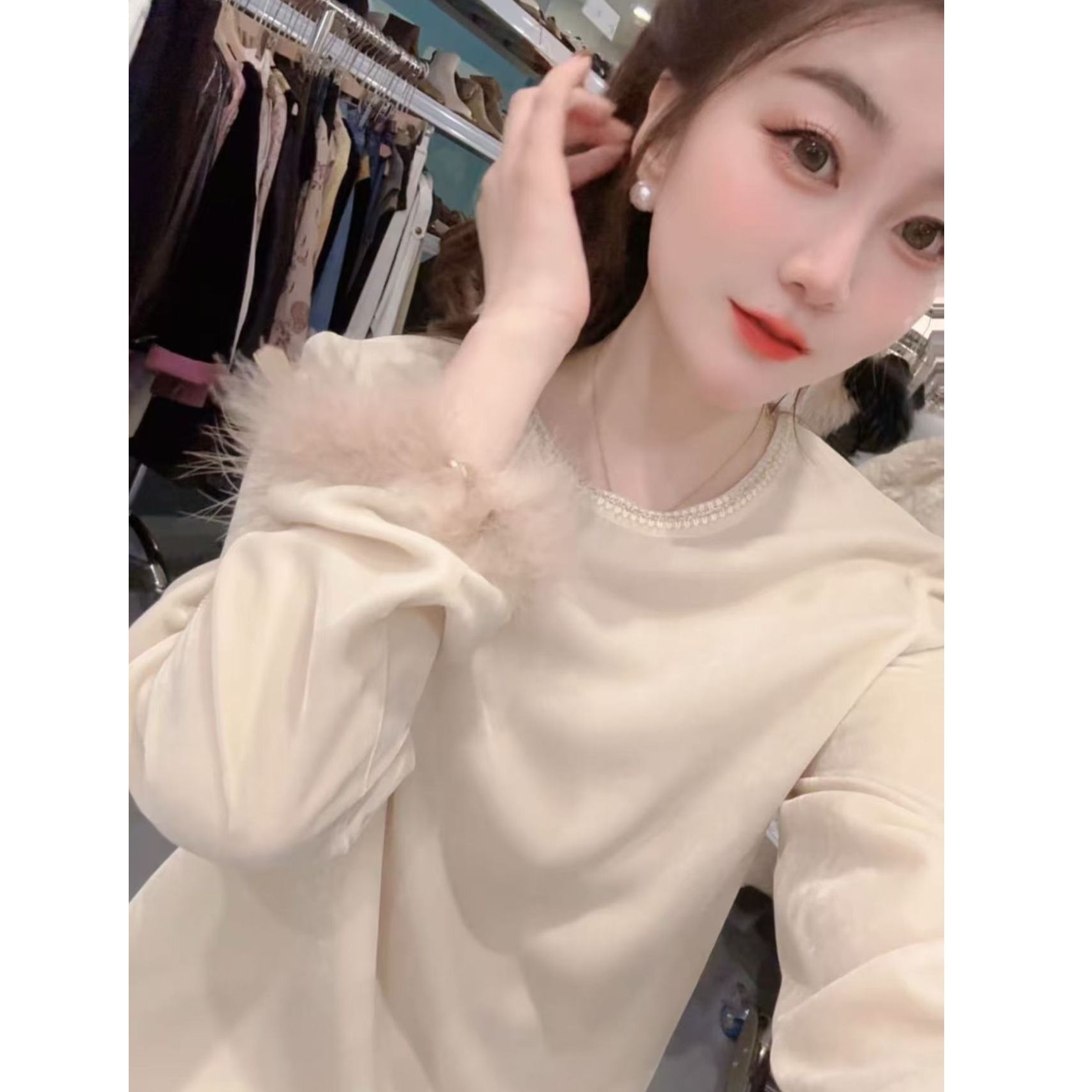 『枕书听雪B』设计显瘦百搭时尚衬衫30615