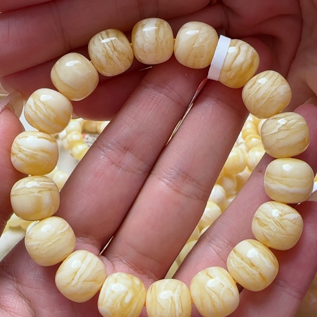 琥珀手链未镶嵌蜜蜡