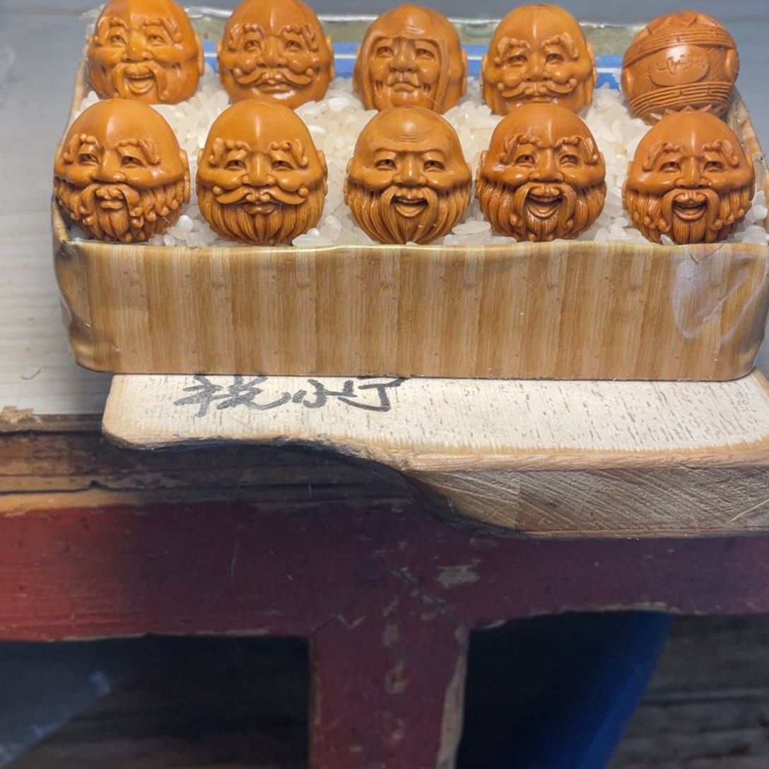 橄榄核手串/手链2.0加铁核双面须派十八罗汉