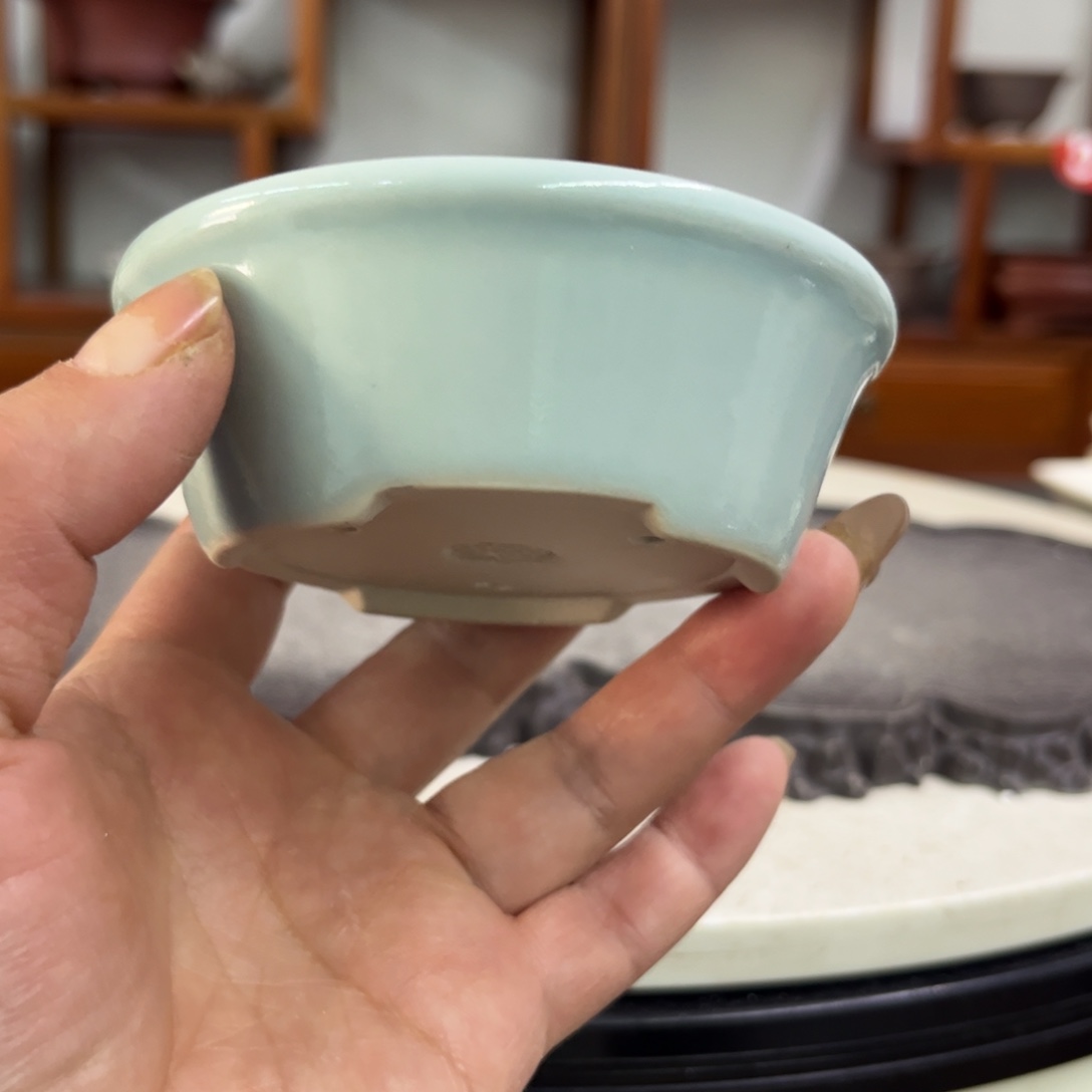 紫砂花盆瑕疵3/9。。。