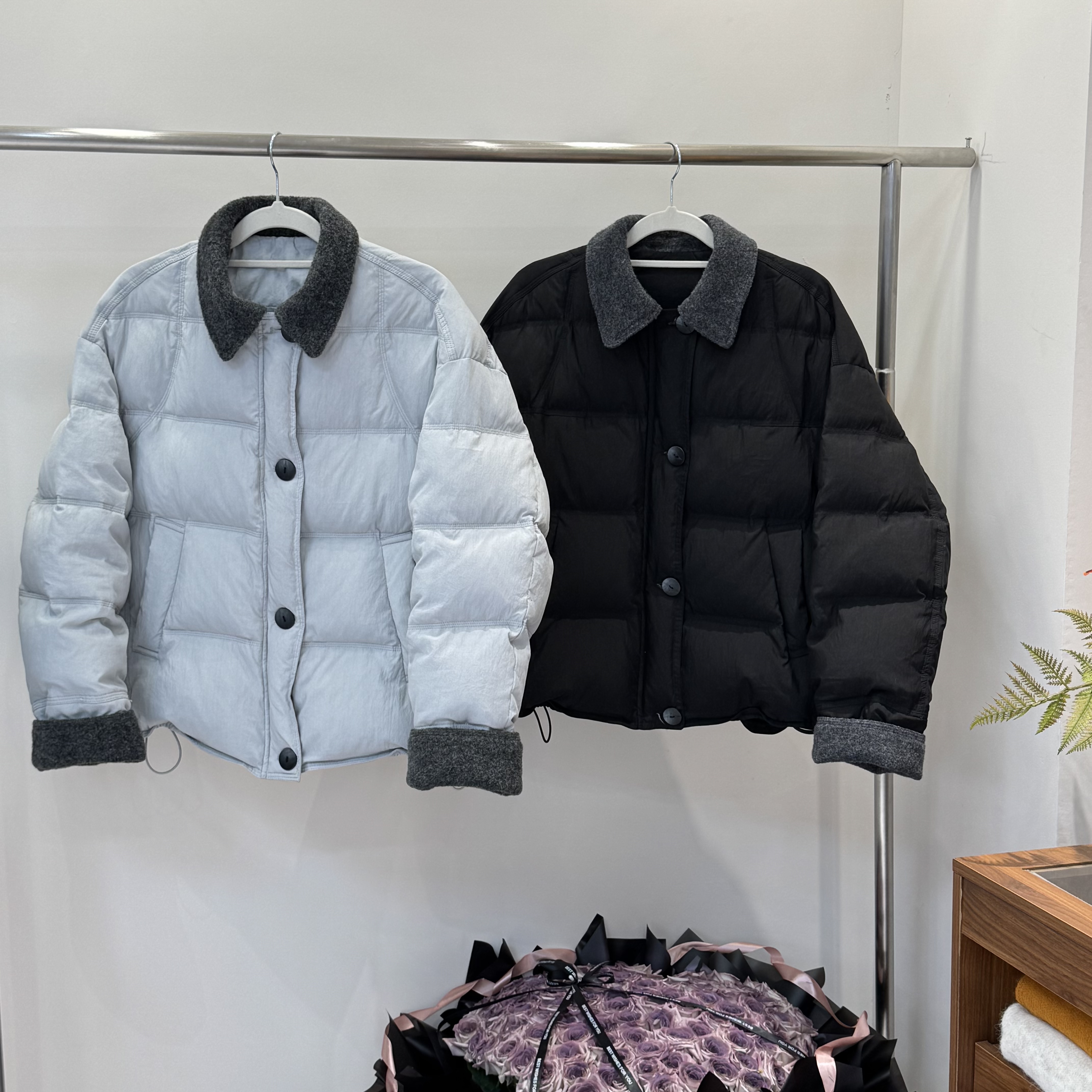 2025新款韩版宽松短款棉服外套女独特超好看小个子上衣 #9818