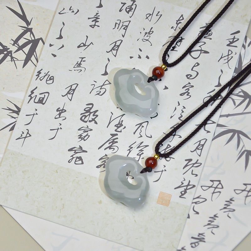 【小雯玉匠人】精美大气设计款天山翠锁A2590