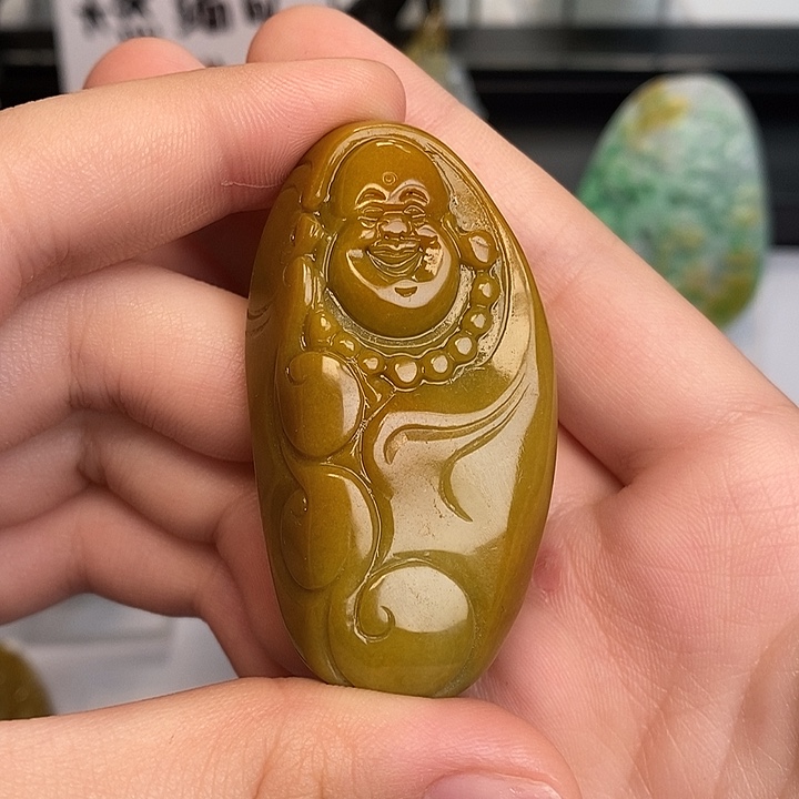 颈饰未镶嵌翡翠翡翠A货