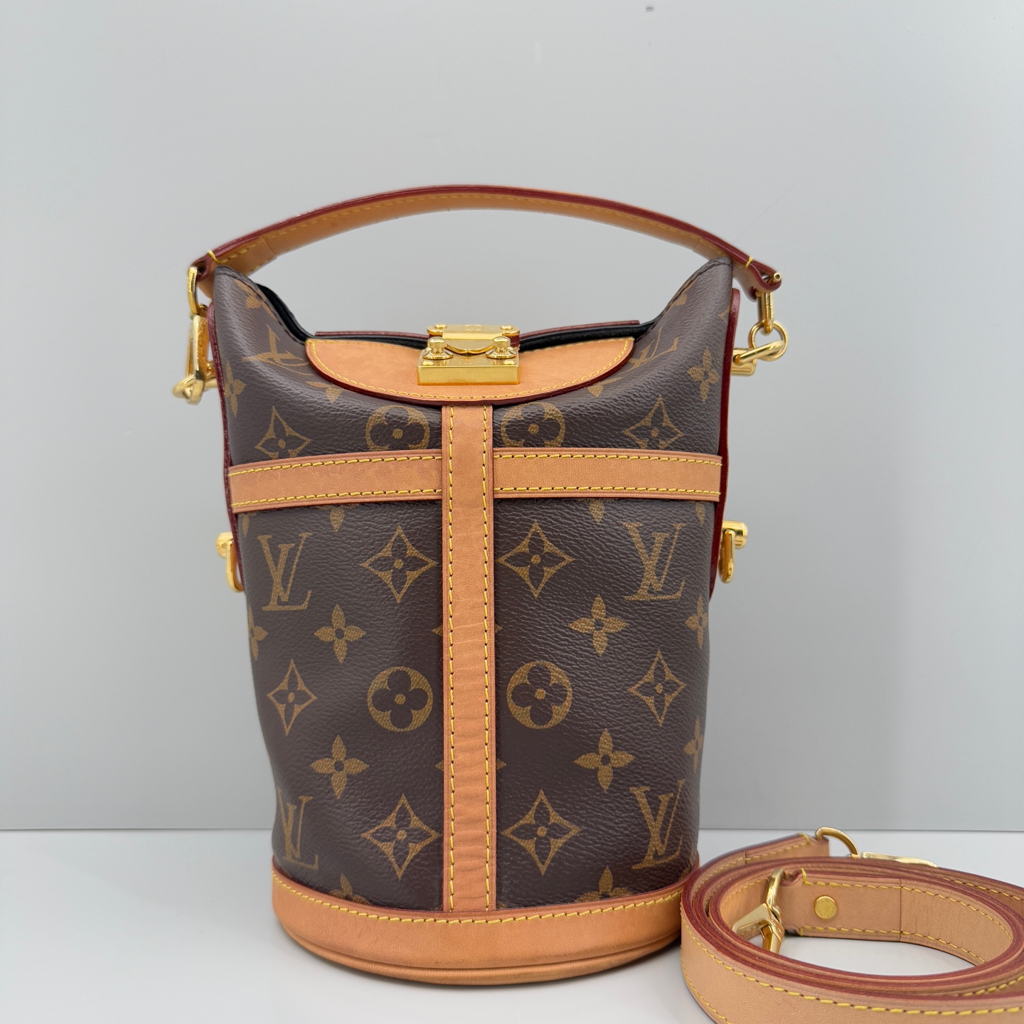 95新 LouisVuitton/路易威登 优选/Duffie老花薯条包20年/14x22