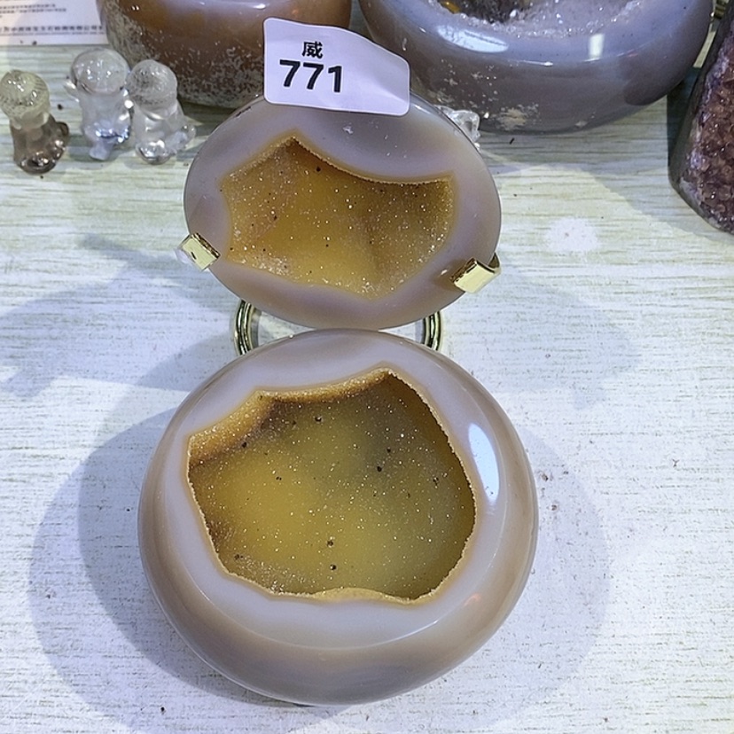 【闪购商品】玛瑙/玉髓天然玛瑙摆件未镶嵌