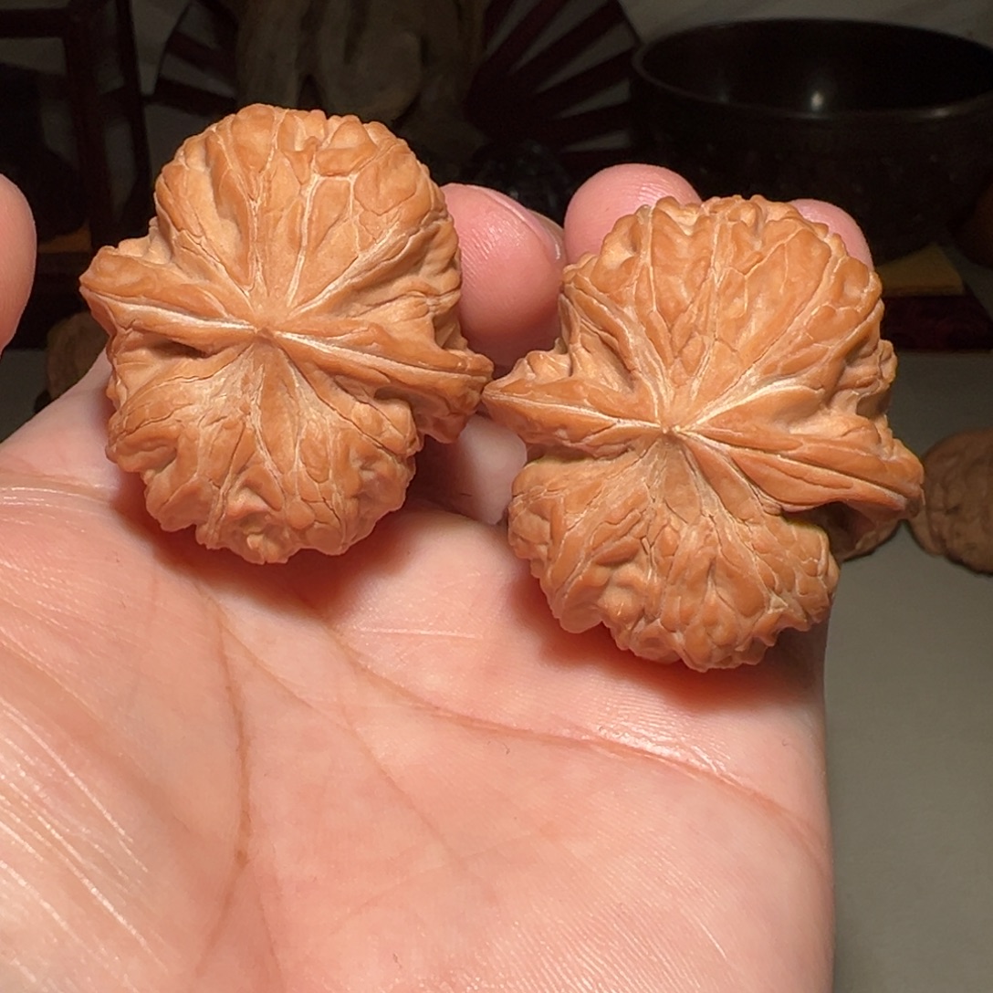 小***张吊坠文玩核桃芭蕉扇39