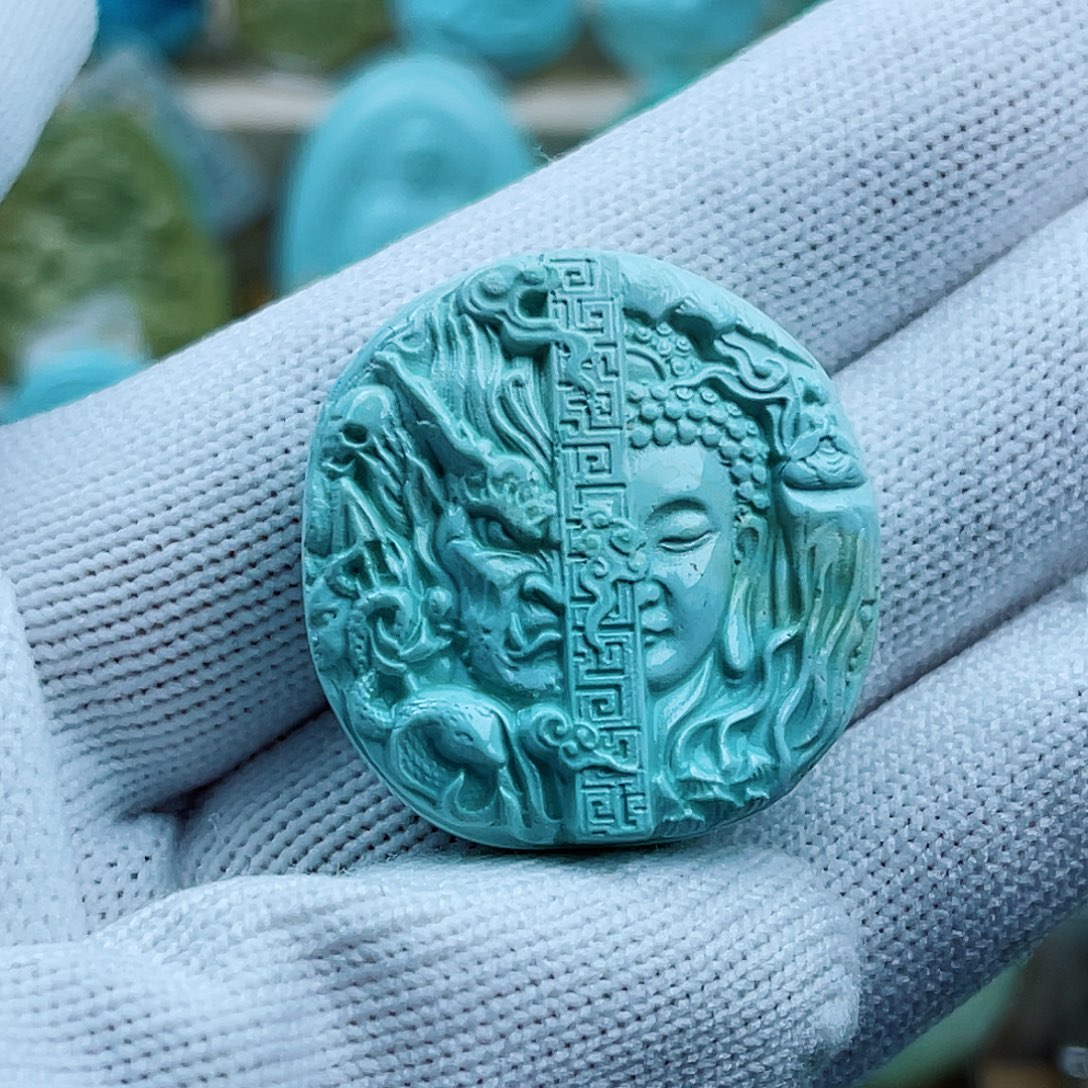 绿松石未镶嵌珠宝奇石