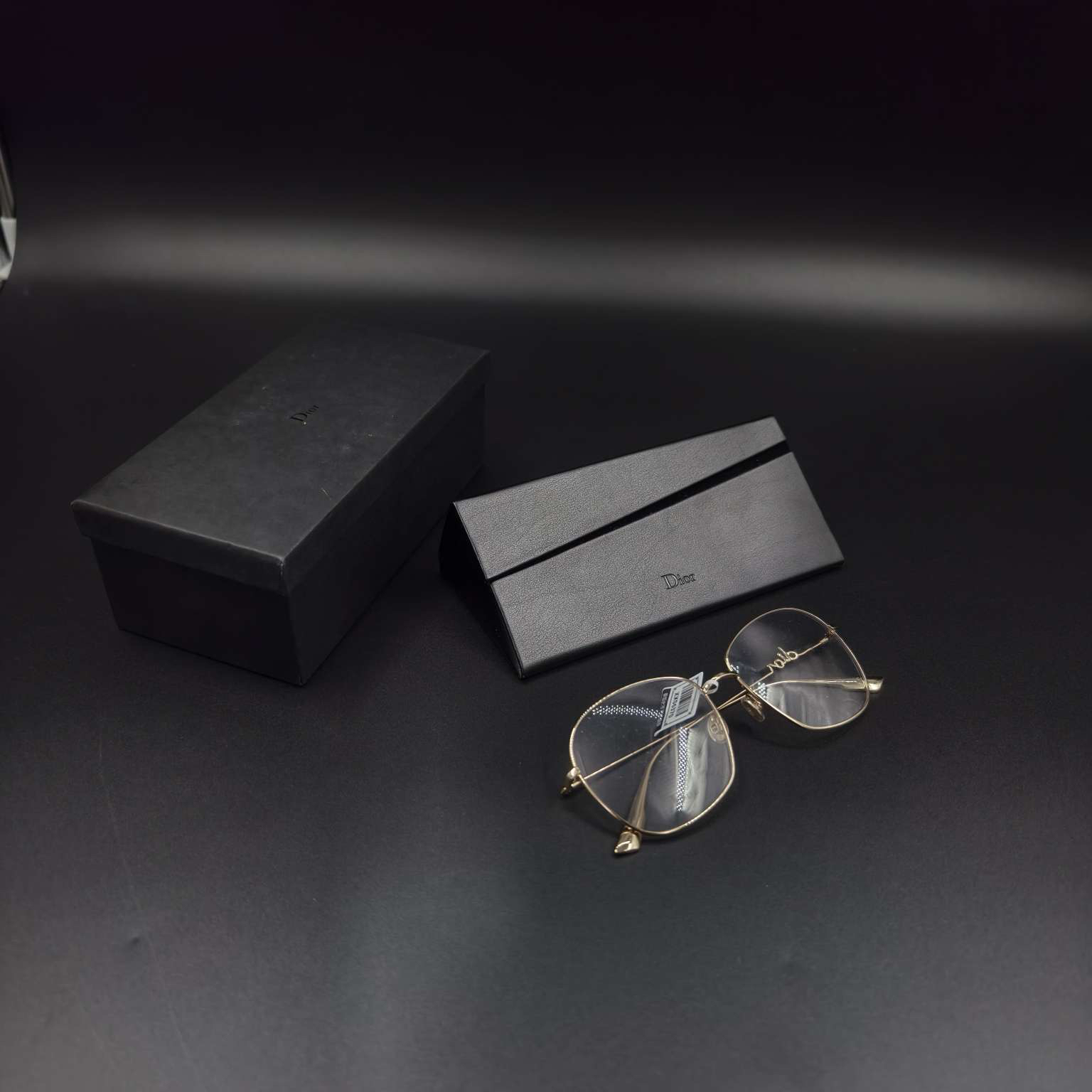95新 DIOR/迪奥 （jp）123 金色字母logo平光镜 