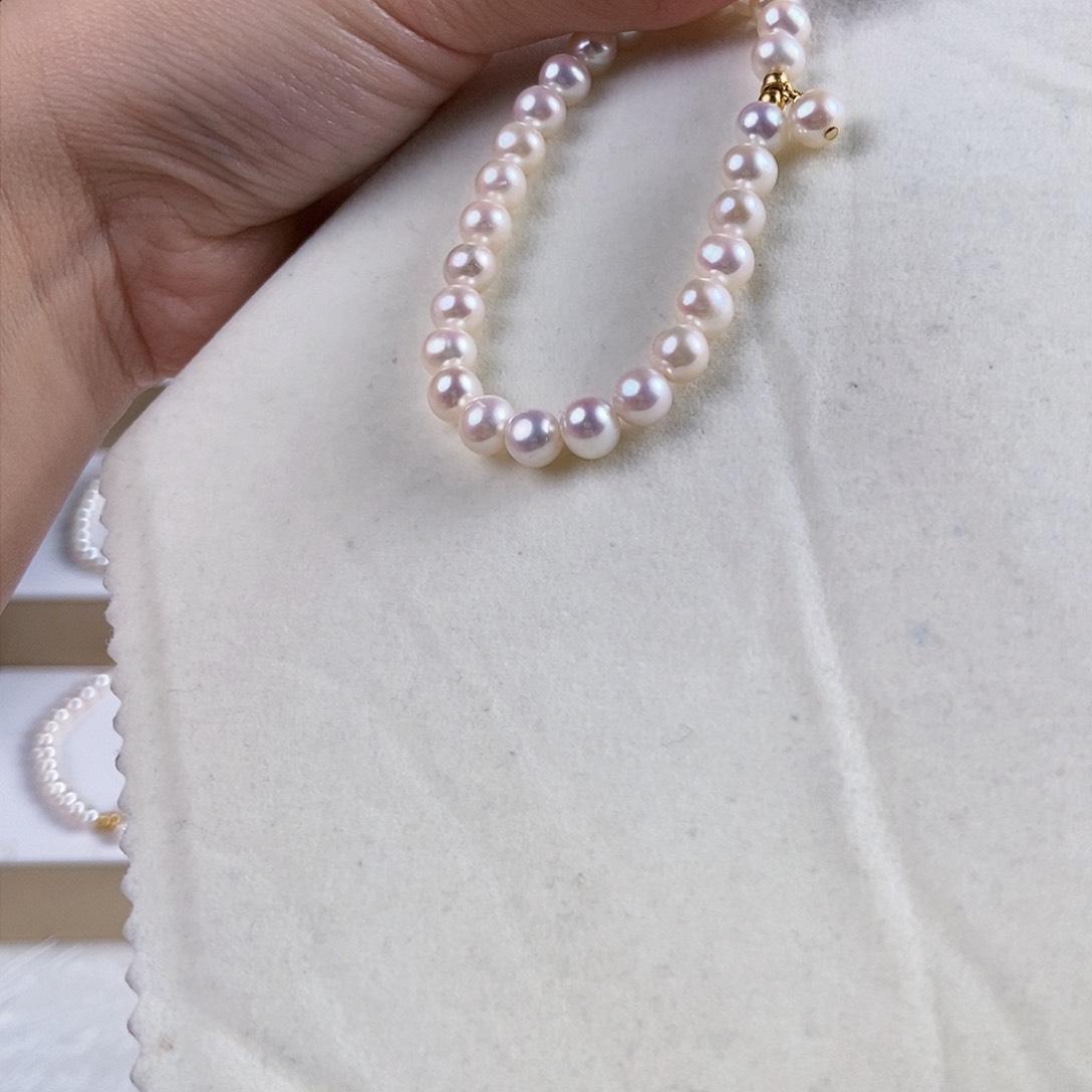 淡水珍珠手绳银S925镶嵌