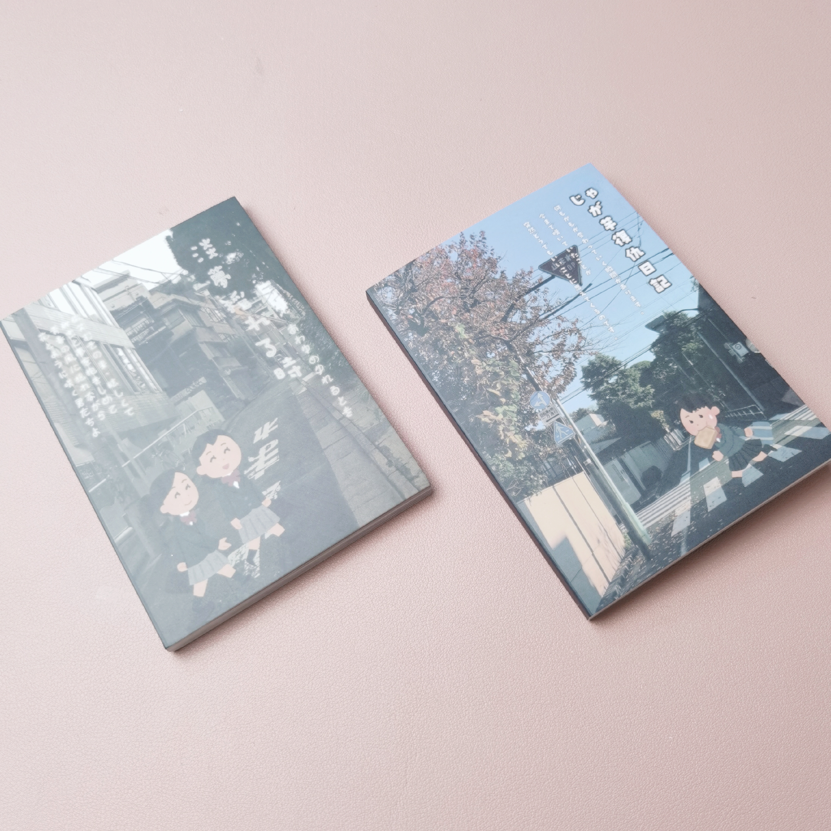 3066【2本复古小人贴纸书】古早风插画表情贴手账本装饰素材高颜值