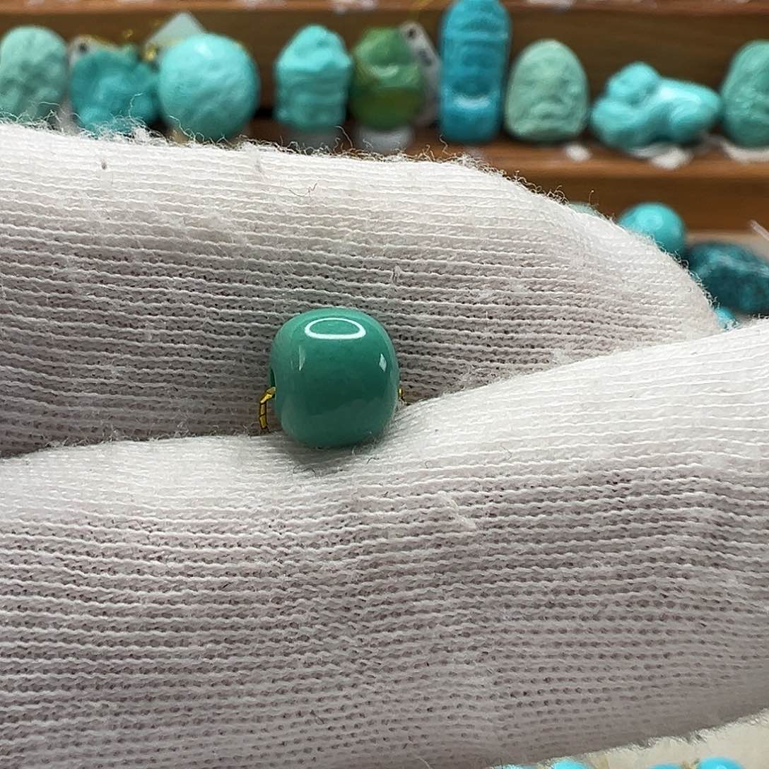 绿松石老型珠 未镶嵌