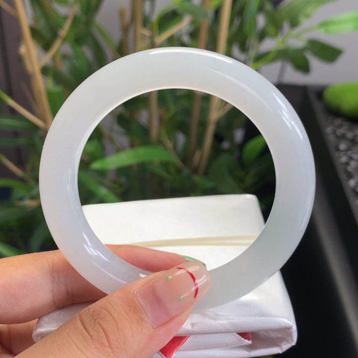 未镶嵌手镯翡翠圆条7