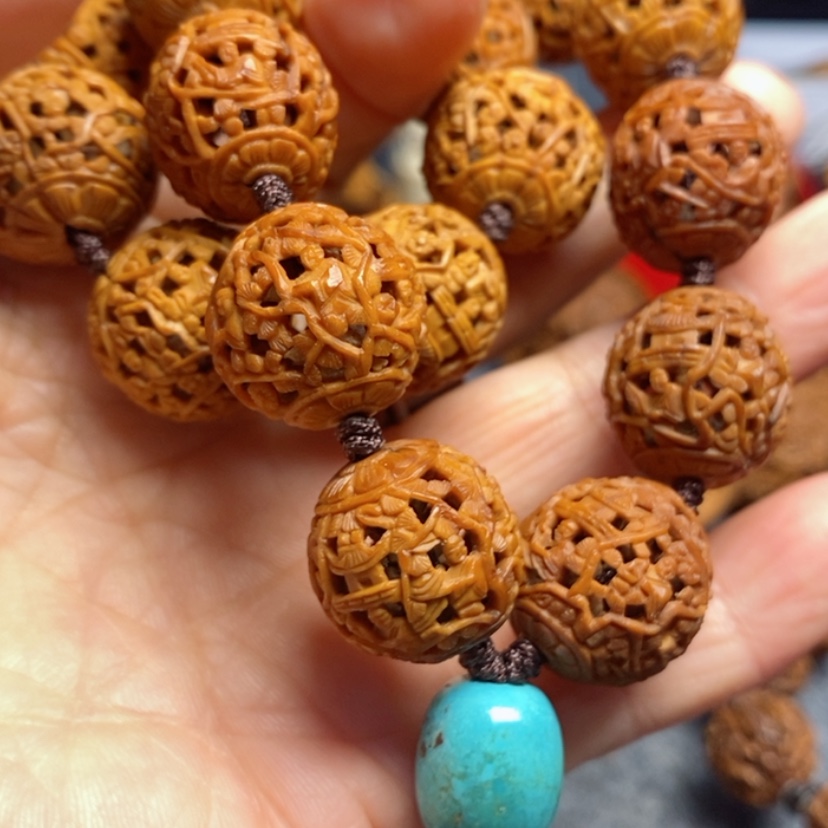 【闪购商品】手串/手链核桃和****你美国胡桃雕刻