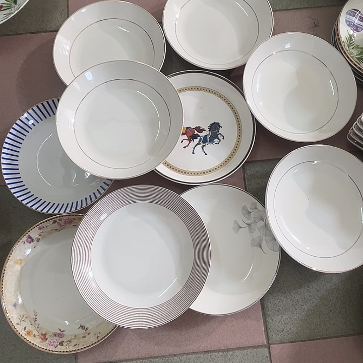 ʚ***ɞ新骨瓷10个8寸窝窝盘，默认微瑕