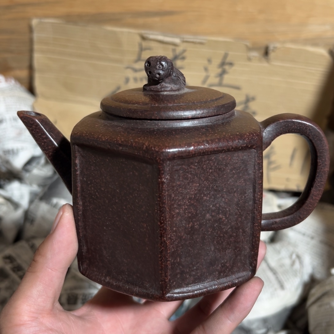 茶壶紫砂老厂紫砂壶一件！