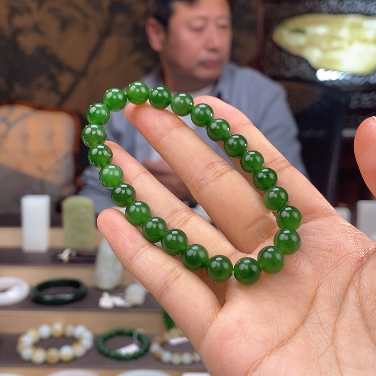 【闪购商品】和田玉手串未镶嵌