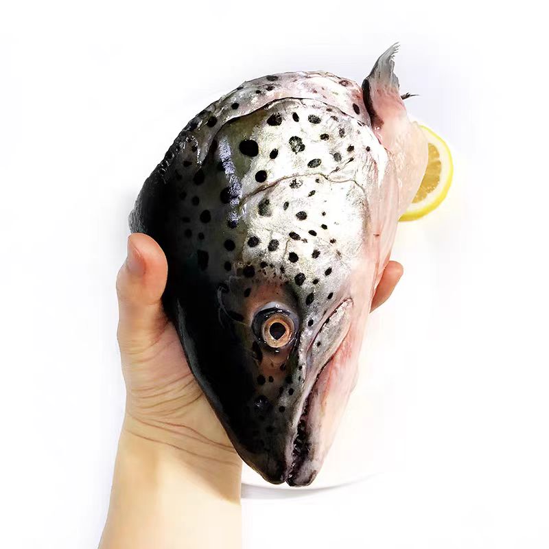 挪威三文鱼头鱼骨鱼排新鲜冰鲜大西洋鲑鱼