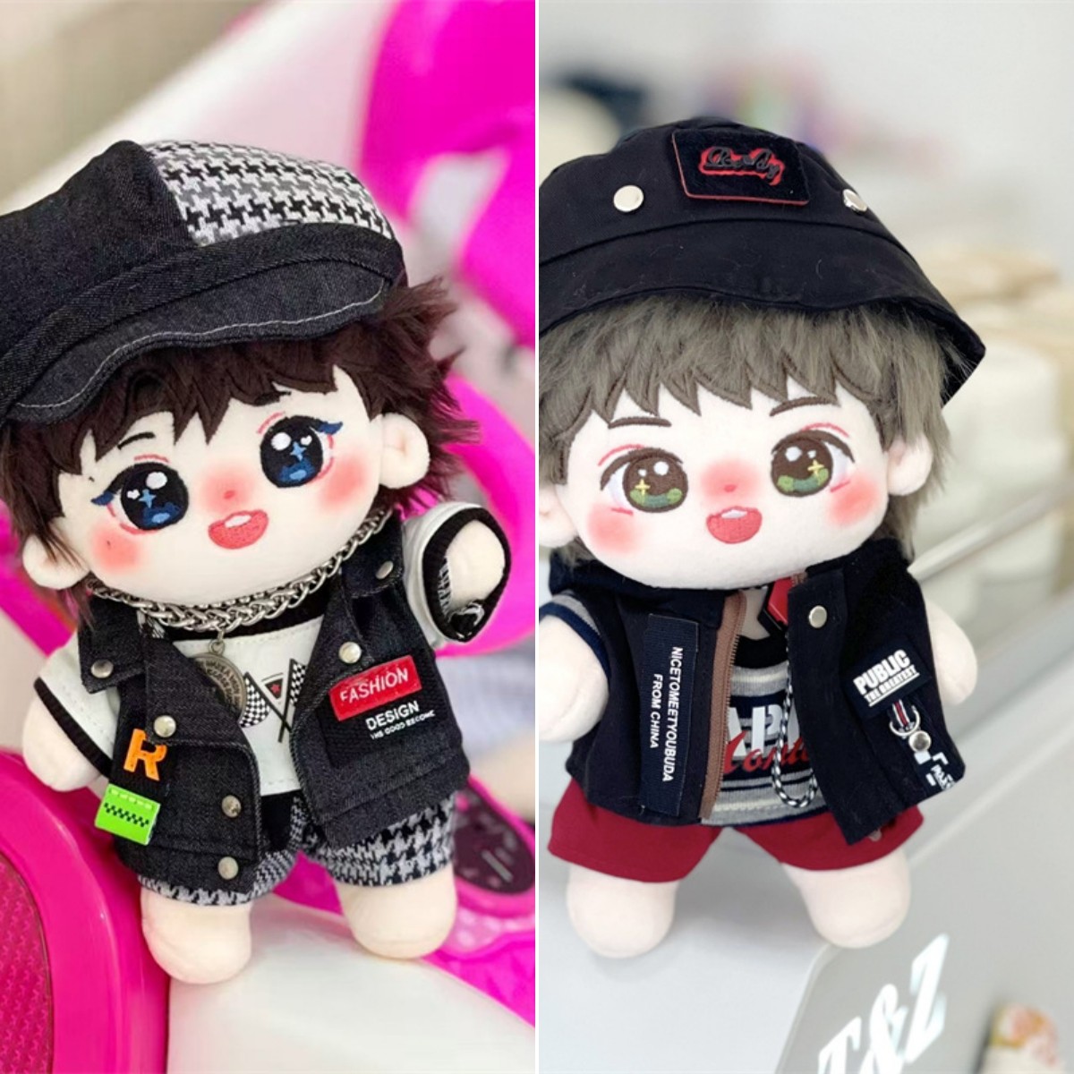 【全新正版】全新正品棉花娃娃 明星属性毛绒玩偶节日礼物礼品 Z2