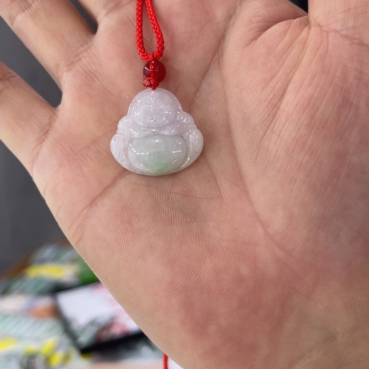 翡翠挂件未镶嵌纯天然缅甸翡翠佛公