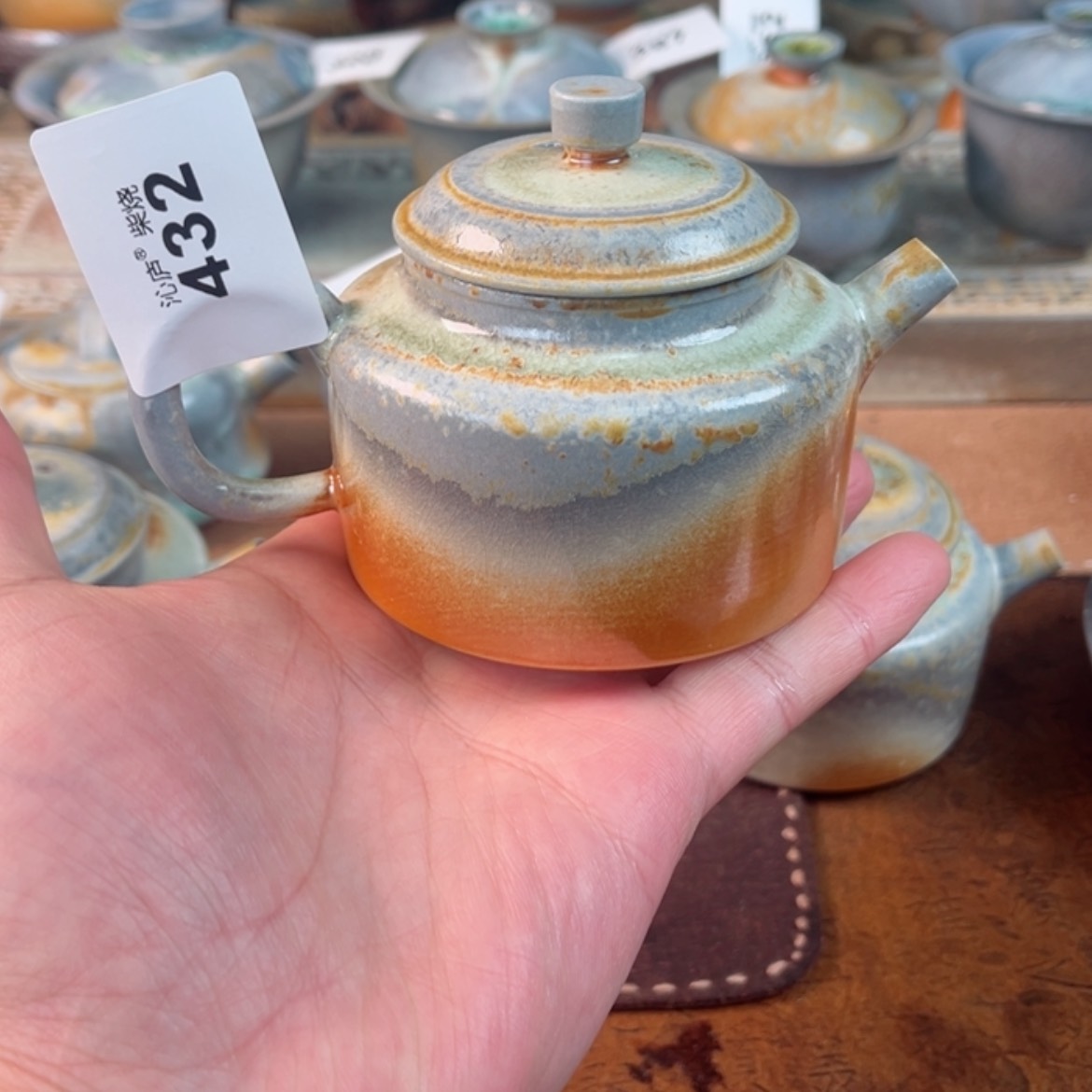 【闪购商品】小*女沁庐柴窑古法柴烧手工茶器