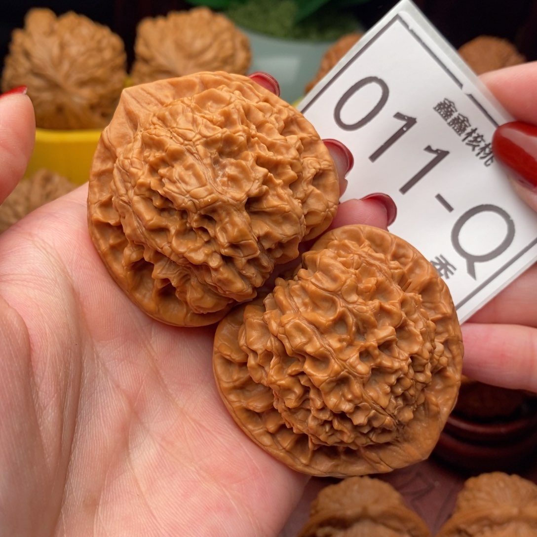 文玩核桃把件官帽48