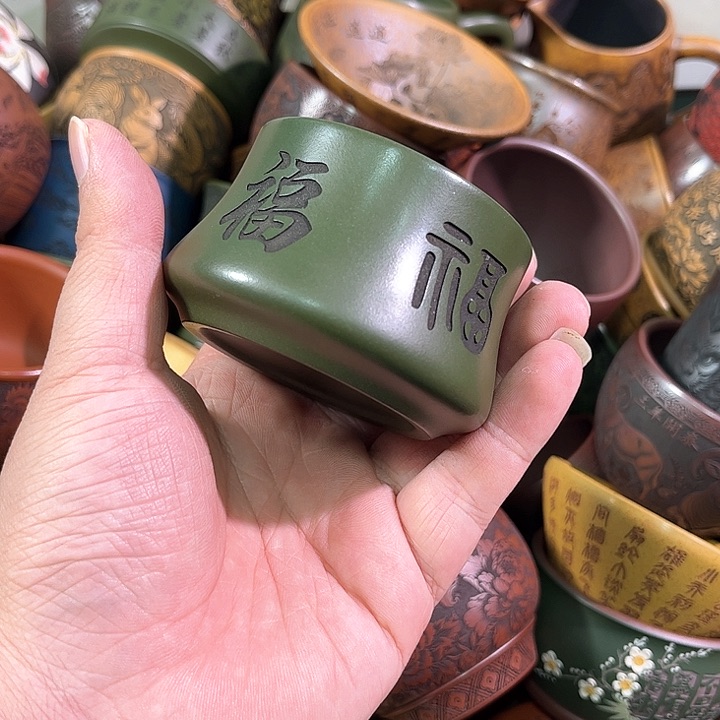 茶杯紫砂全手工紫砂主人杯