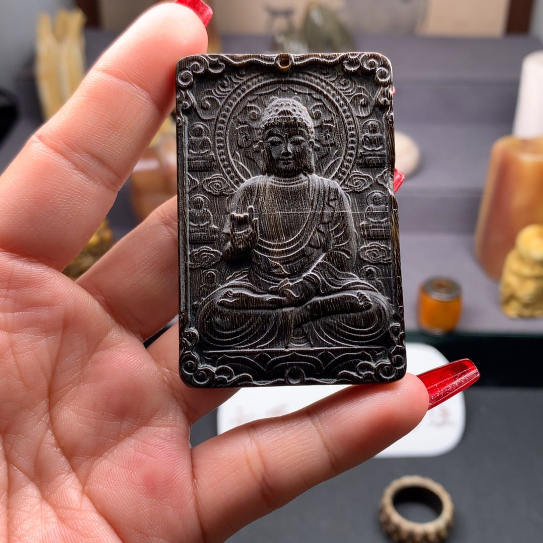 驼骨把件有瑕疵驴踢