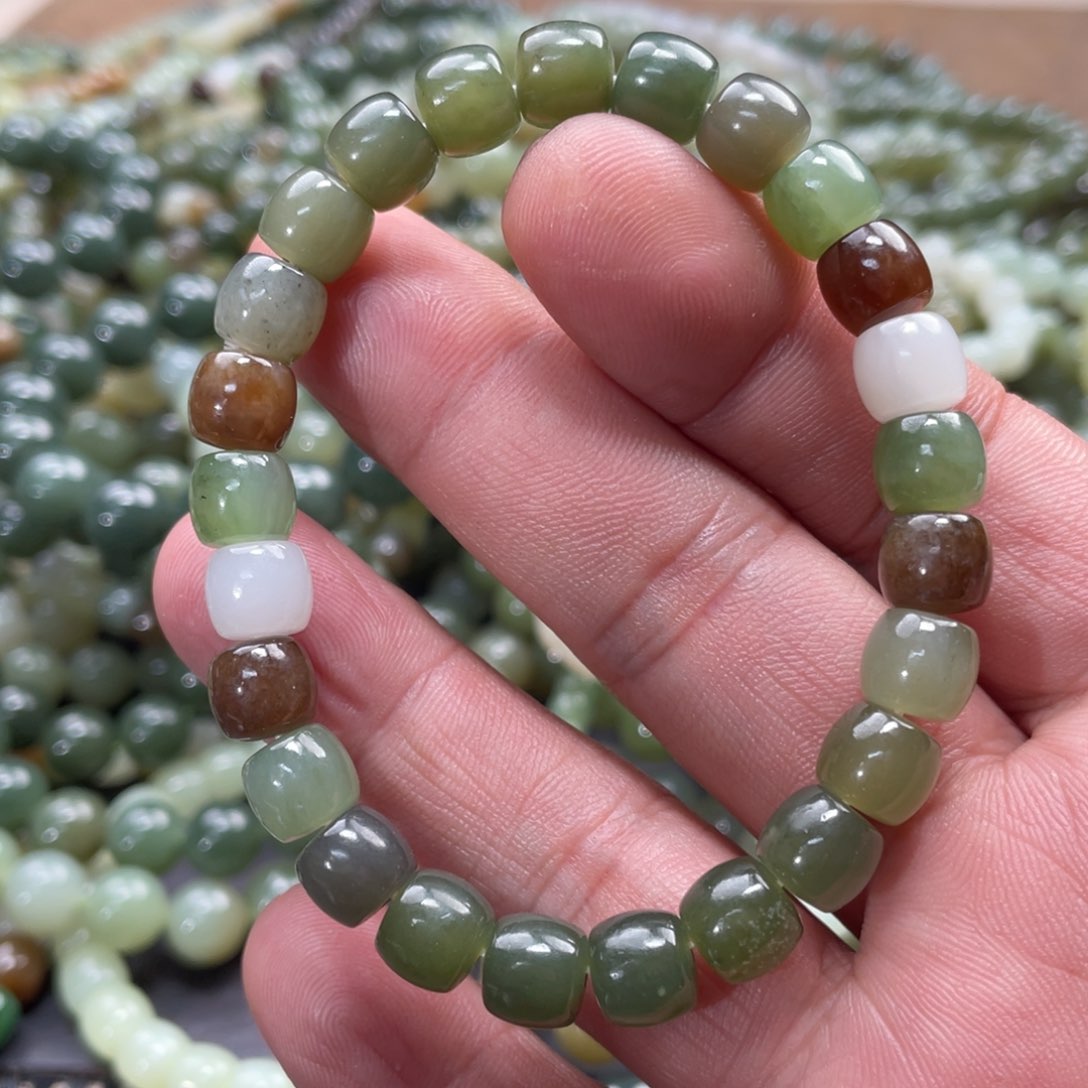 和田玉手链未镶嵌