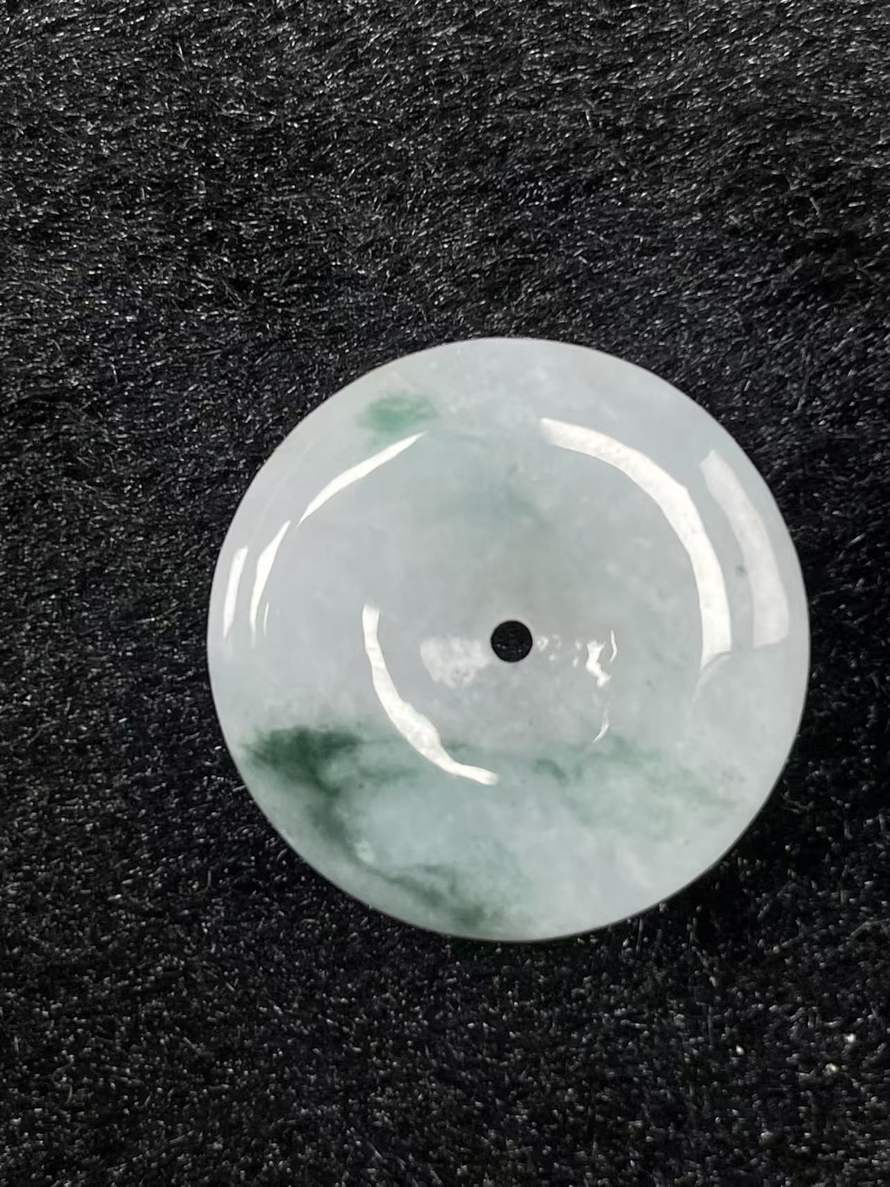 缅甸翡翠A货平安扣