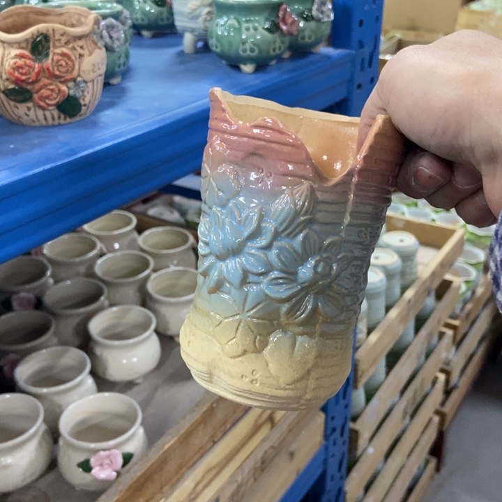 陶瓷花盆单场满9.9发9*13