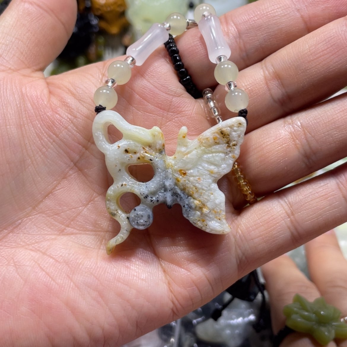 【闪购商品】岫玉颈饰未镶嵌9吊坠