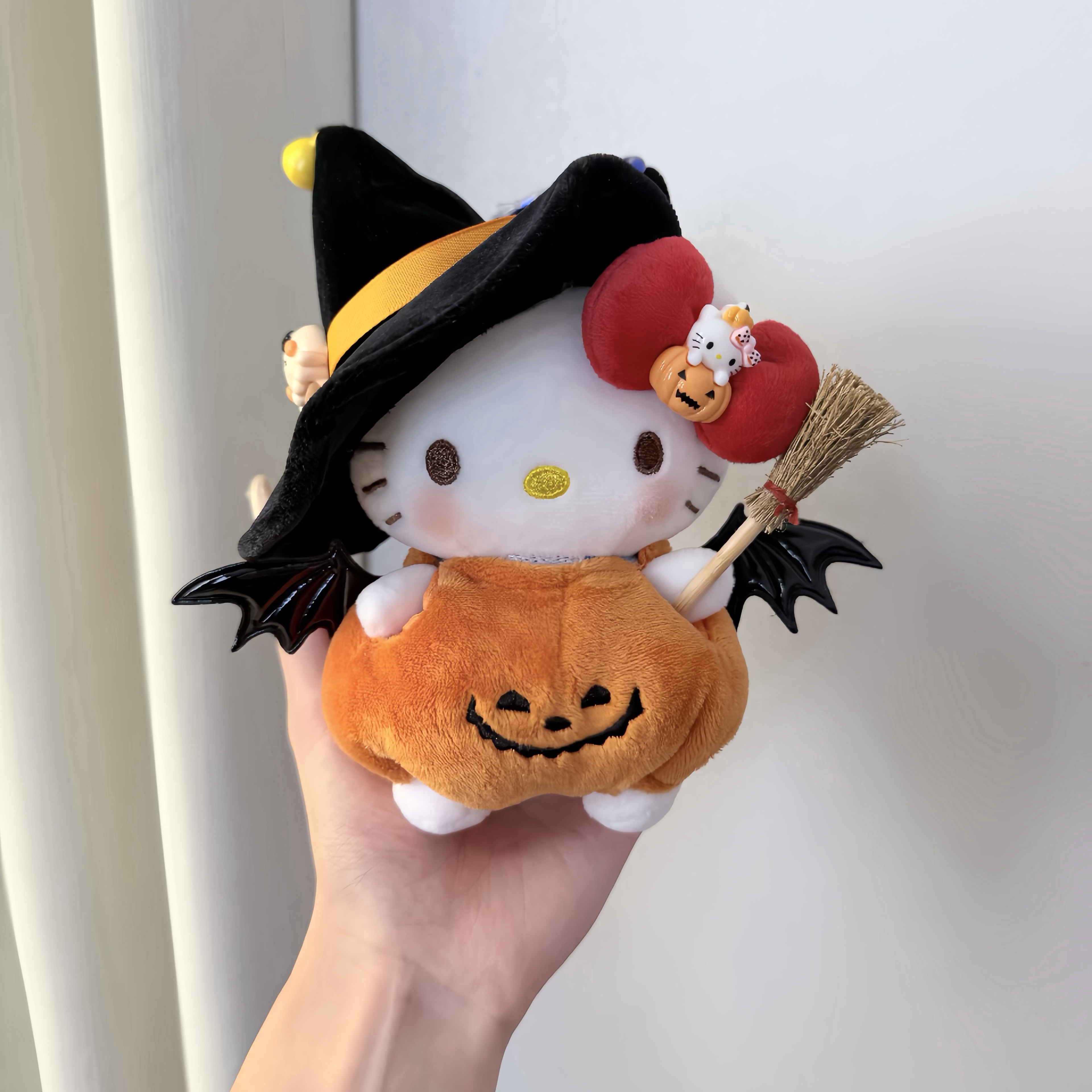 南瓜kt正版hellokitty包包挂件书包背包玩偶车载KT生日礼物毛绒