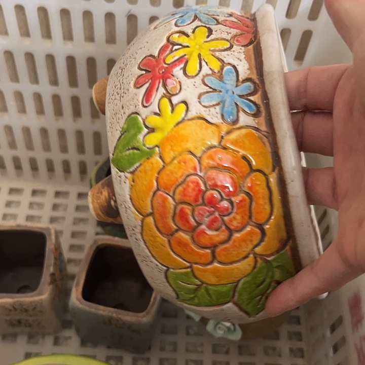 粗陶材质多肉花盆