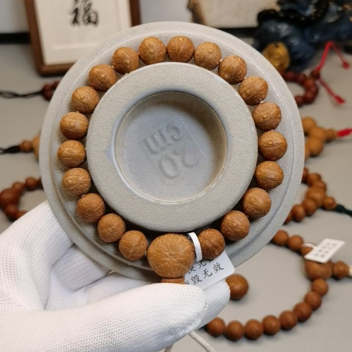 凤眼菩提手串文**@尼泊尔凤眼菩提11.5