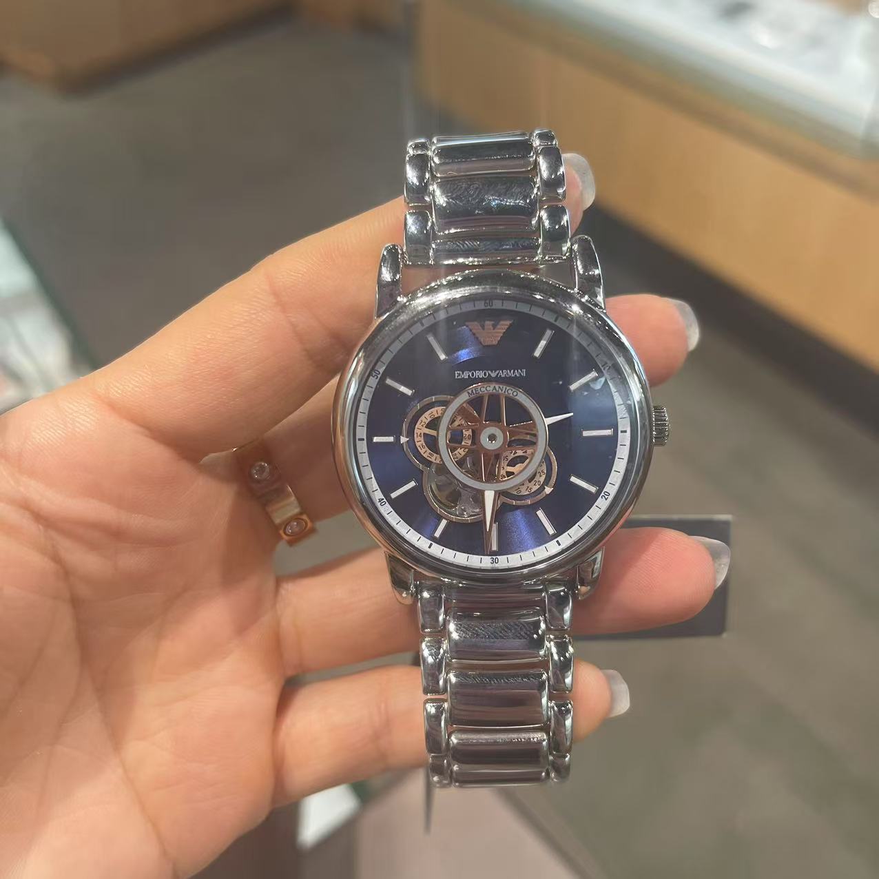 Emporio Armani安普里奥.阿玛尼男士全自动机械表43MM 