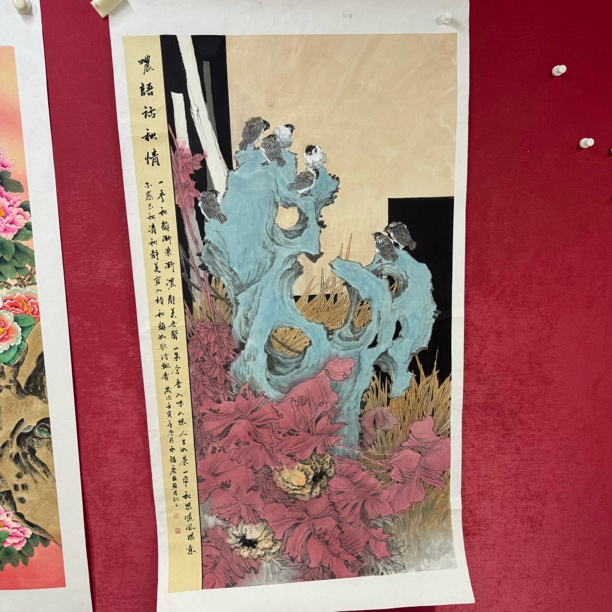 李老师花鸟绘画作品