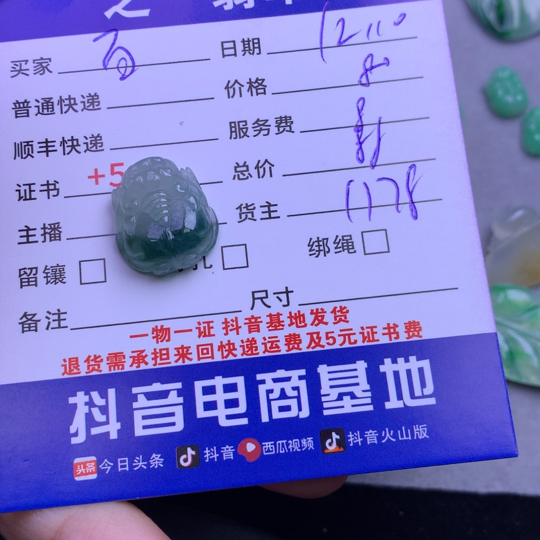 颈饰未镶嵌翡翠百***✌