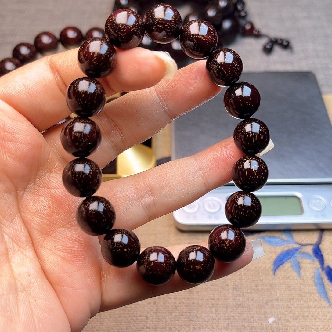 檀香紫檀（小叶紫檀）1.2 17颗爆星