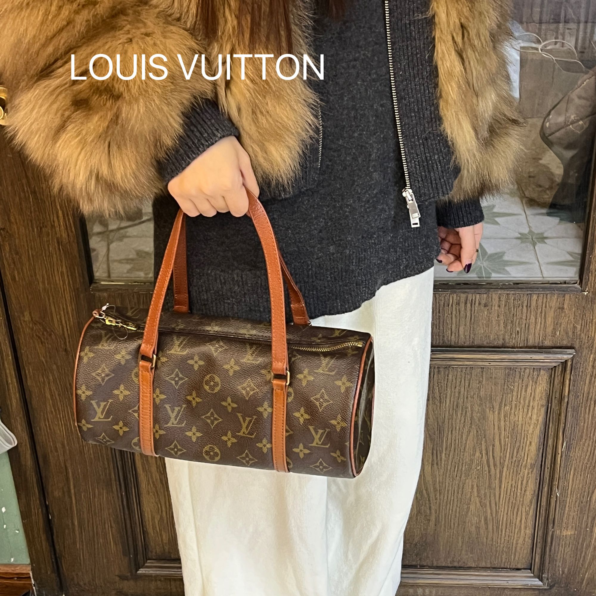 95新 LouisVuitton/路易威登 A2168经典手提棕色95新/代卖服务