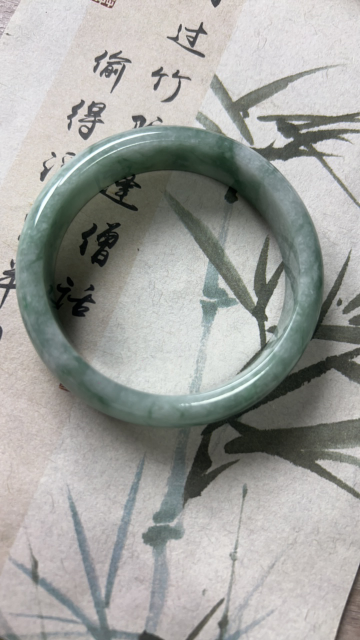 W1926➕六零缅甸翡翠手镯