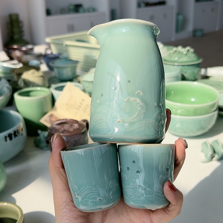 小米茶器龙泉青瓷